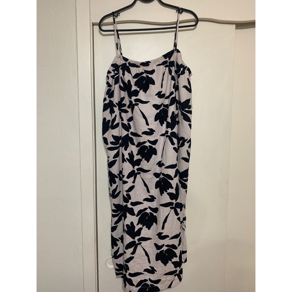 A New Day Easy Linen Tank Dress 🤍🖤🤍 - Picture 3 of 6